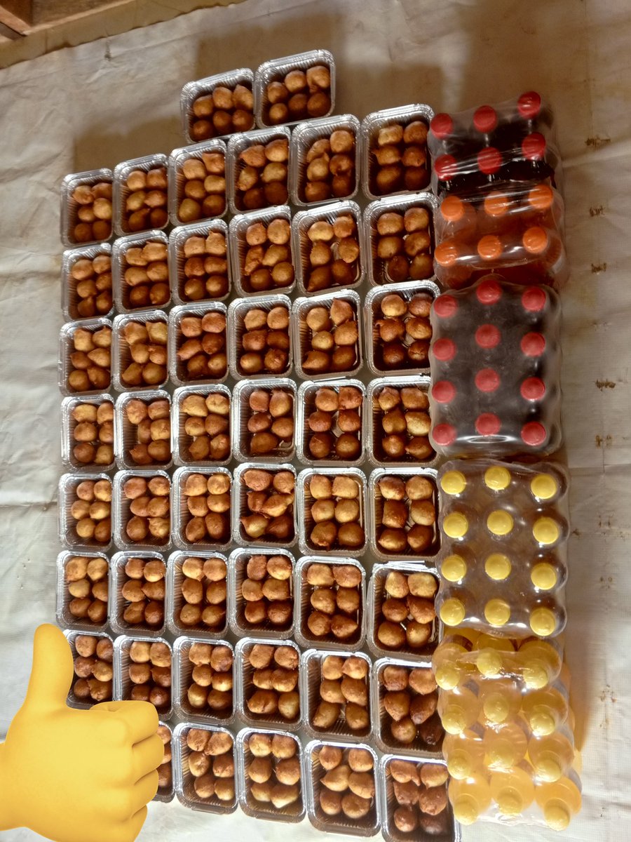 With 40,000, 50people (needy) can receive our yummy puff puff on your behalf. 
50,000 with pet of coke.
Kindly bless the street in sango ogun state. 📍
Thank you.
God bless. 🙏