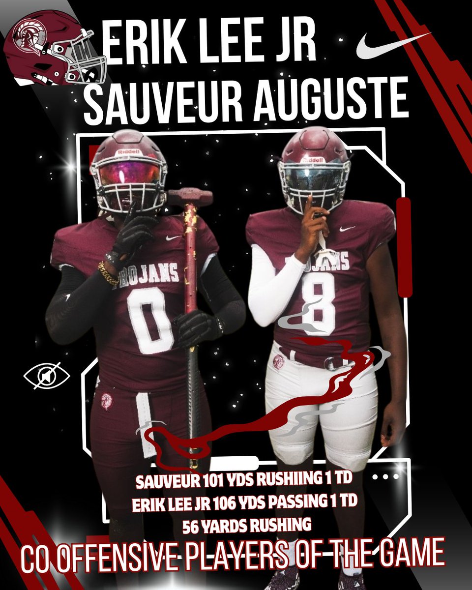 These 2 combined for over 250 yards of offense and 2 TDs! Keep Grinding Fellas! ⚔️