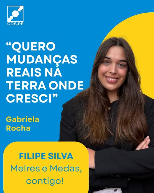 CdsGondomar's tweet photo. "Chamo-me Gabriela Rocha, tenho 23 anos e fui criada toda a minha vida nas Medas. Em cada esquina da minha terra há história, em cada olhar há esperança, as Medas têm valor e merece crescer. Quero retribuir, dando voz, à minha comunidade."
#cdspp #Melres #Medas #autarquicas2025 https://t.co/WmdvZ1vrBB