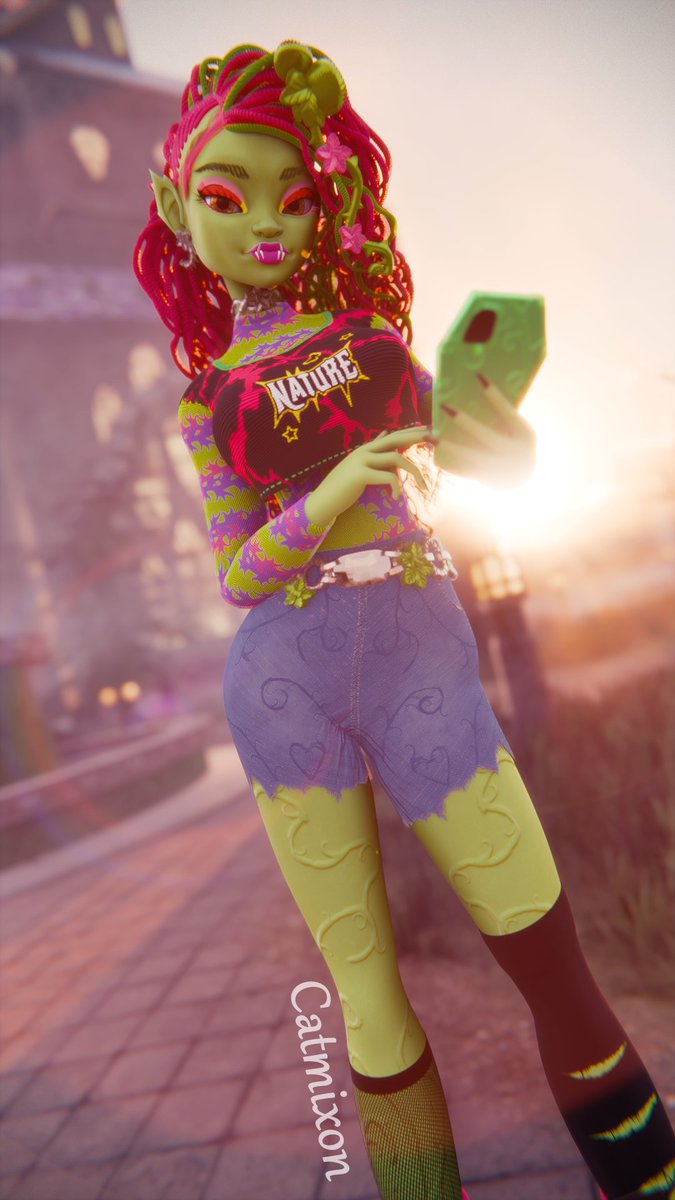 Venus noticed you staring at her 🫣

#MonsterHigh #b3d #fanart