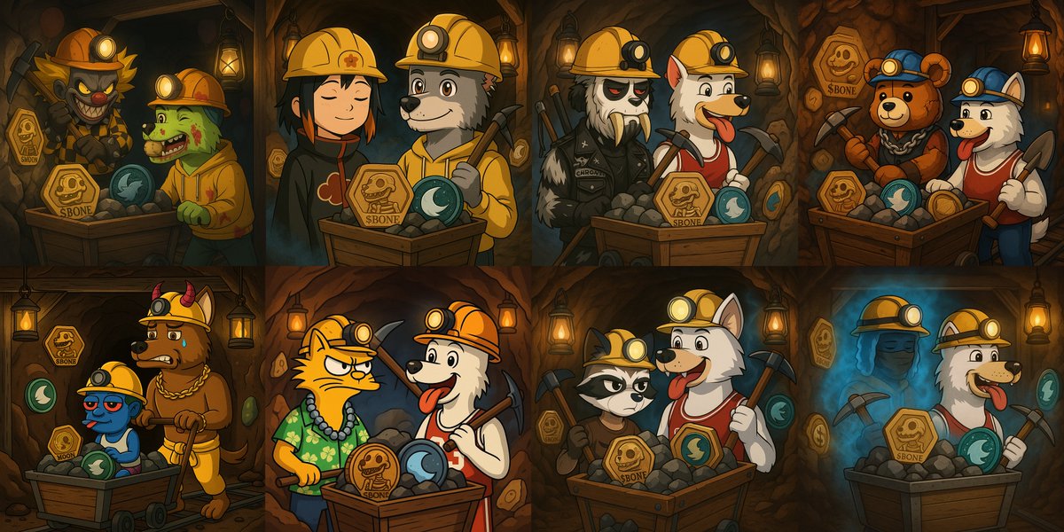 $BONE MINING &amp; VOTE IS LIVE!!

Anyone in the #crofam can mine free $BONE in Discord using /mine every 6 hours. 

Discord: discord.gg/FXke7Fn9xm

• Each /mine earns you 5 points (6-hour cooldown) 
• CroHound holders get +5% mining rate as a bonus 
• All sponsored projects