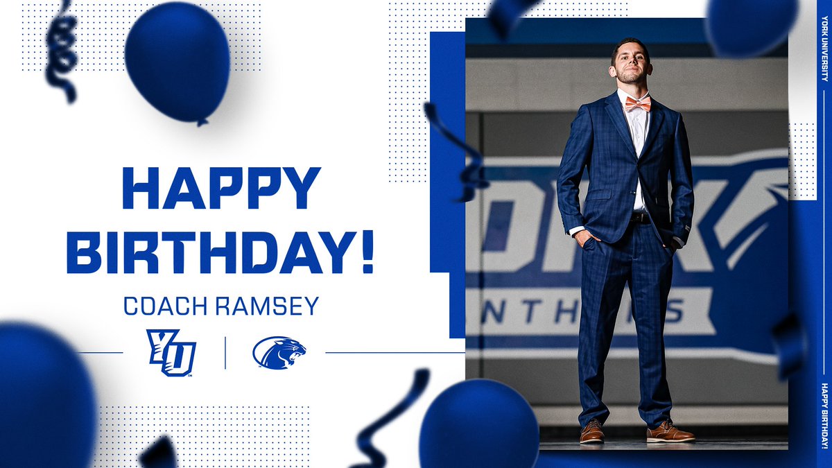 York University WBB (@yupantherswbb) on Twitter photo HAPPY BIRTHDAY to our assistant coach, Coach Ramsey! Enjoy your day & all of the many to come! Thank you for all you do for us! #birthdayguy 🥳 HAPPY BIRTHDAY to our assistant coach, Coach Ramsey! Enjoy your day & all of the many to come! Thank you for all you do for us! #birthdayguy 🥳