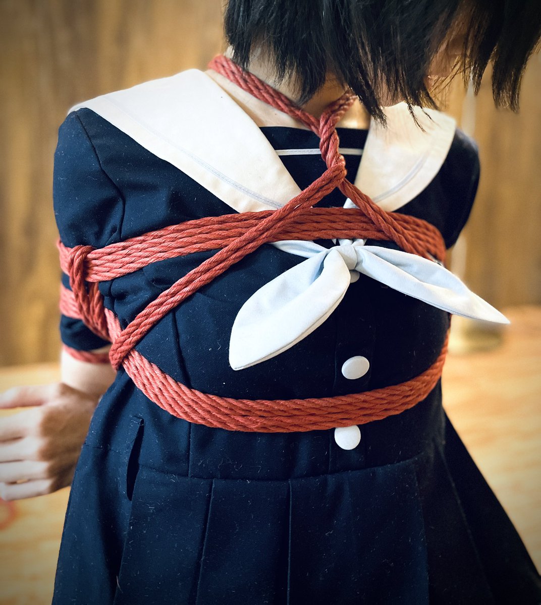 綁蠻緊的鎖喉式（？
喜歡！