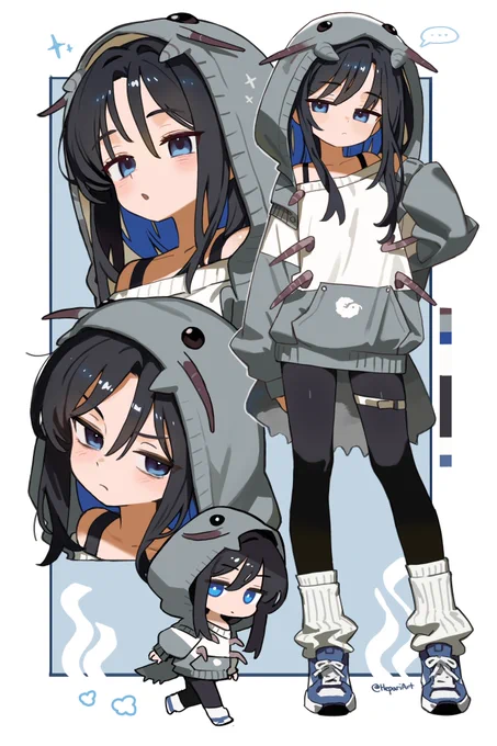 Isopod Girl #characterdesign