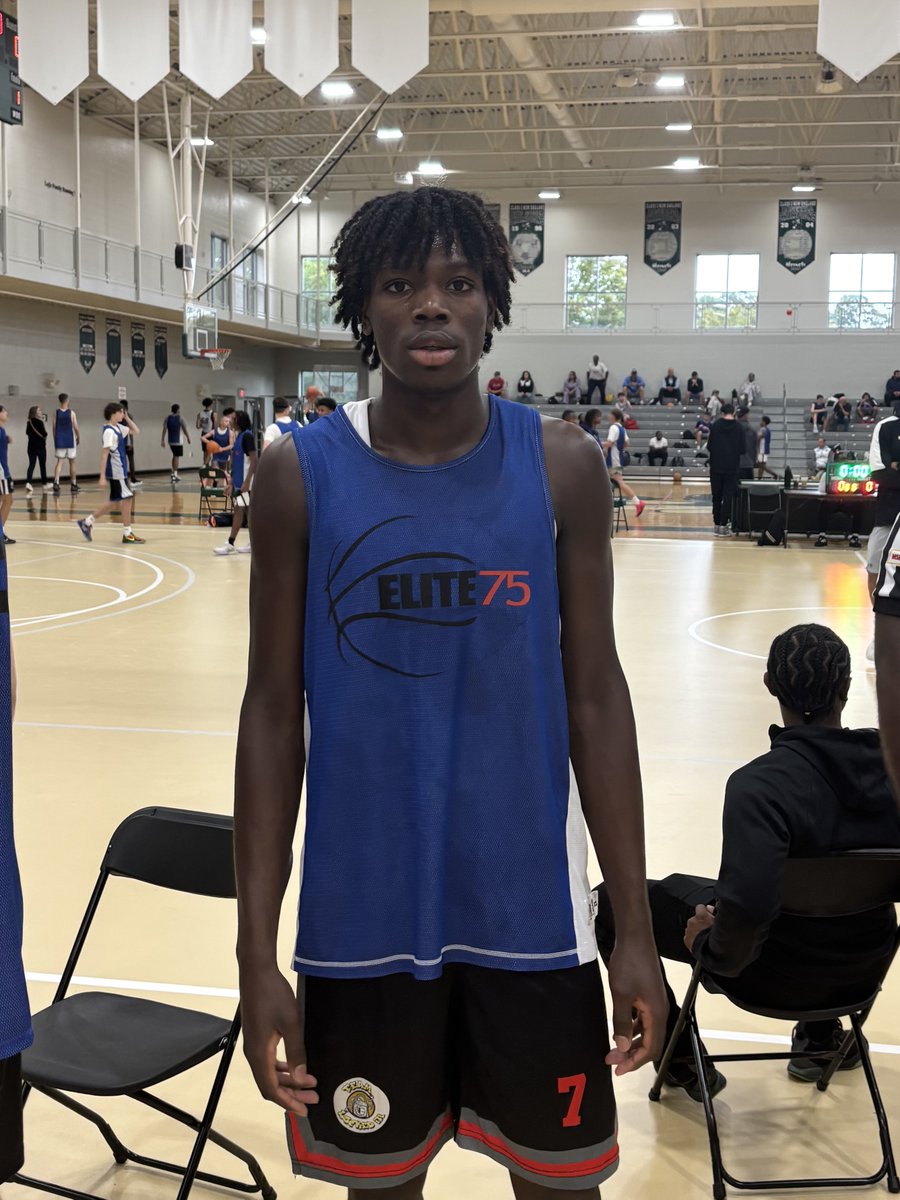 DylanThayer0's tweet image. Incoming Notre Dame freshman Dwayne Trail will be a prospect to keep an eye on moving forward. 

The 6’4 2029 has been showing off his athleticism here attacking the basket as a finisher and corralling rebounds left and right. 

Runs with @TeamLockedIn.

@NERRHoops #E75