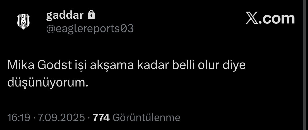 Mika Godts listeden çıkarılmış. 

Bakalım sol kanat kim olacak 🤔