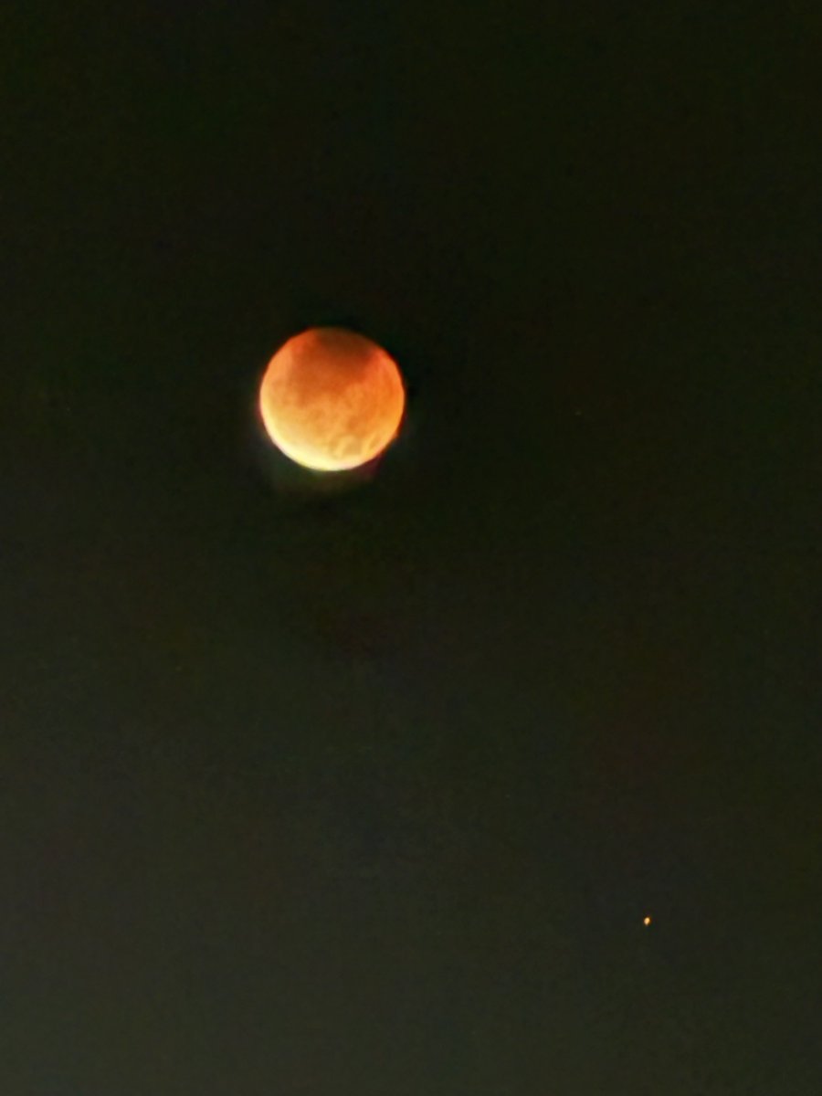 皆既月食だ！🌑