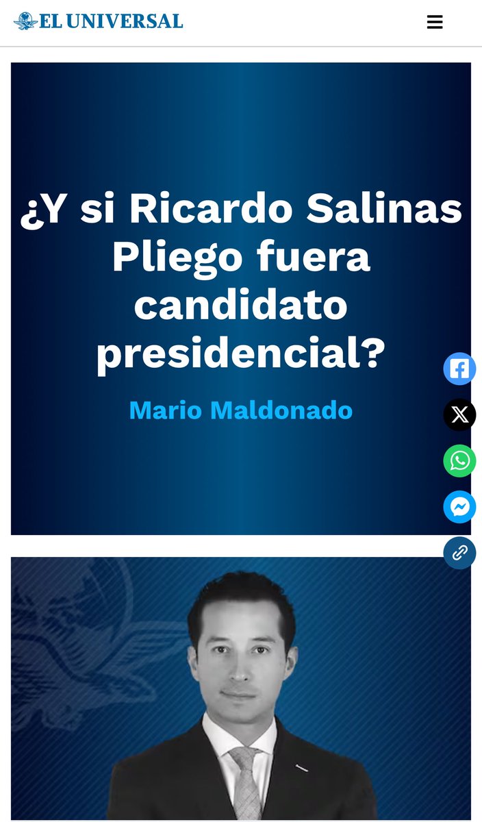 MarioMal's tweet image. El jueves publiqué esta columna que ha causado mucho escozor en el oficialismo y, mejor dicho, entre los radicales, sus aplaudidores, bots y uno que otro que se hace llamar periodista (incluido al que corrieron de La Jornada hace tiempo y que aborrecen).  

Y francamente no sé…