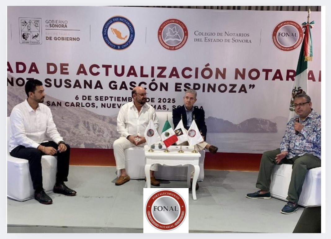 Notarios de Sonora / Colegio de Notarios de Sonora tweet media