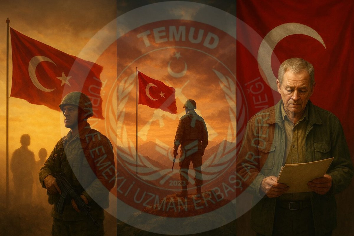 TEMUD_2024's tweet photo. 📍 Emekli uzman çavuşlar, bugün unutulmuş bir sınıf gibi görülüyor.  
💬 Peki soruyoruz:  
➡ Vatan savunmasında canını ortaya koyanlar, neden emeklilikte yok sayılıyor?  
➡ Neden aynı görevi yapanlar arasında eşitsizlik var?  
➡ Neden yıllarca verilen hizmet bir kıdem bile etmiyor?

🛑 Sessiz kalmayacağız!  
Adalet istiyoruz. Eşitlik istiyoruz. Hakkımız olanı istiyoruz!

✅ Çözüm net:  
📌 3269 sayılı Uzman Çavuş Kanunu acilen değişmeli!  
📌 Kıdemler rütbeye sayılmalı  
📌 Emeklilikte yaşam standardı güvence altına alınmalı  

🎗 Unutulmamalıdır ki, bu mücadele sadece geçmişin değil, geleceğin de sesidir.

#BedelÖdeyenUzmanÇavuşlaraHak
#EmekliUzmanÇavuşunSesi
#39YılınHakkıNerede
#BirlikteGüçlüyüzTEMUD
#UzmanÇavuş

@TEMUD_2024 @alitilkici38