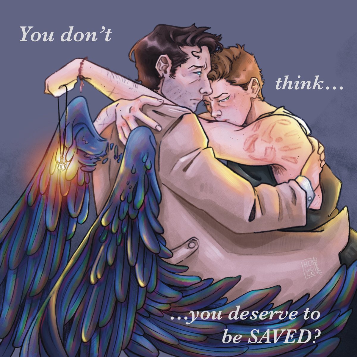 A supernatural fanart???? In this economy???? #Supernatural #SPNfanart  #destiel #castiel #dean, image size:1200x1200