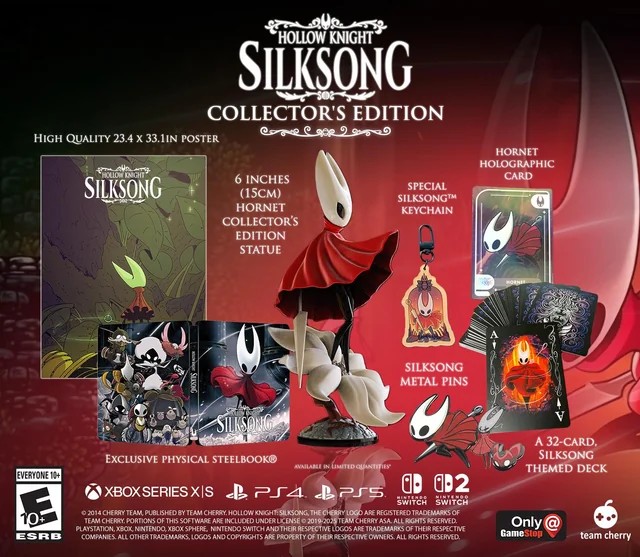 Everyone jacking it furiously to Silksong and I'm here waiting for a physical like a dinosaur of ancient times