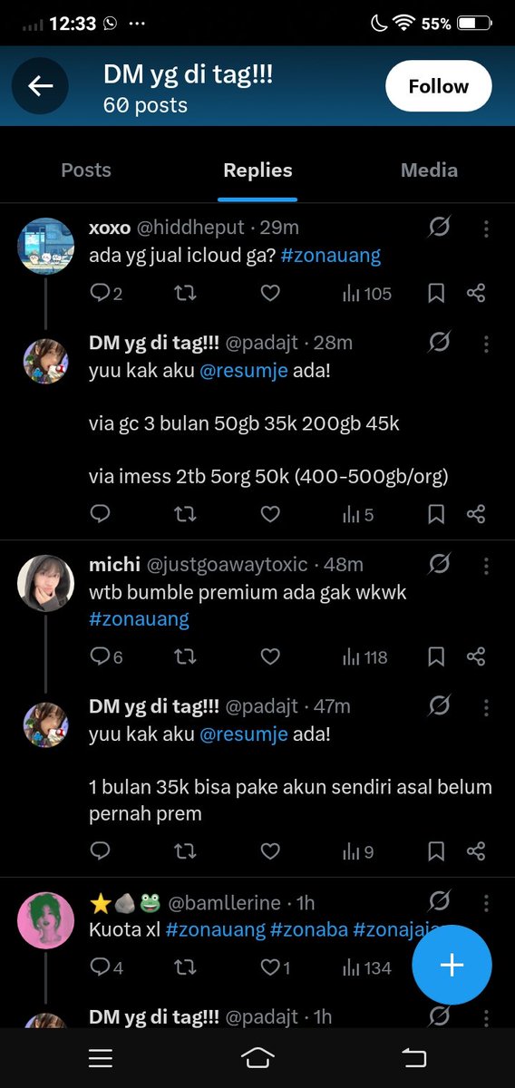 taesanmeonk's tweet photo. ini bukti aku wtb dan dia reply, nawarin pricelist nya. yang kedua bukti kalo dia lanjut promote di akun sebelah, sedangkan chat payment ku ga dibales2 sampe sekarang. 

dia itu fast respon awalnya, kenapa setelah payment hilang begini coba? 

hati2 aja kalo dia yg nawarin. https://t.co/L3DuXZvjAc