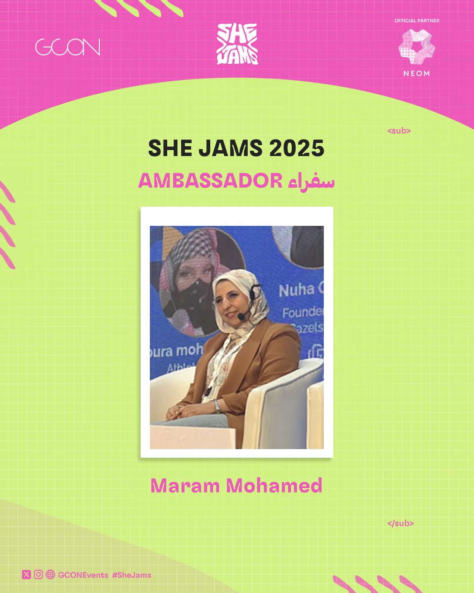GCONEvents's tweet photo. #SheJams لكل العالم أقرب
ونحو صناعة متكاملة للألعاب
آملين بمستقبل عالي الطموح 🤩🧚♂️
مرفق لكن سفراء #SheJams2025
للإجابة على استفساراتكم بما يخص صناعة الألعاب الإلكترونية وتطويرها.
للتسجيل:
https://t.co/efCDDLg4FR
بالشراكة مع @NEOM
ترقبوا المزيد من السفراء 💫 https://t.co/HmBn2mzRFJ