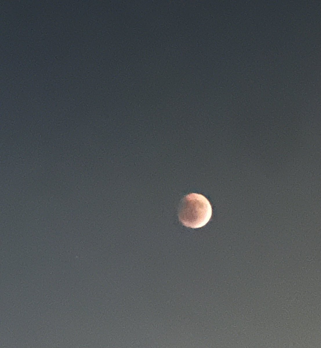 Red moon over Beirut