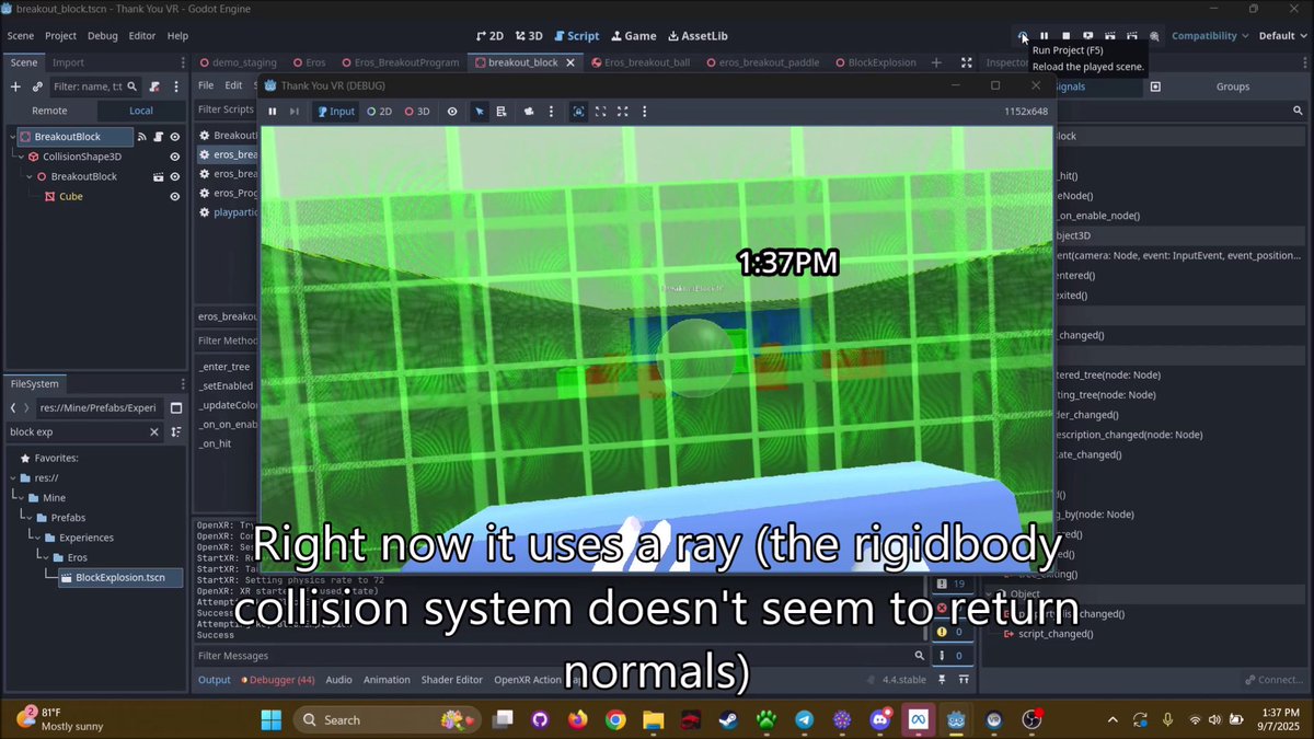 davididev's tweet image. Happy #screenshotsunday.  Doing some #godotengine #VR work this week.  Didn&apos;t have a lot of time to work on it, but here&apos;s what I have this week.
youtu.be/YfuREK2ey9s