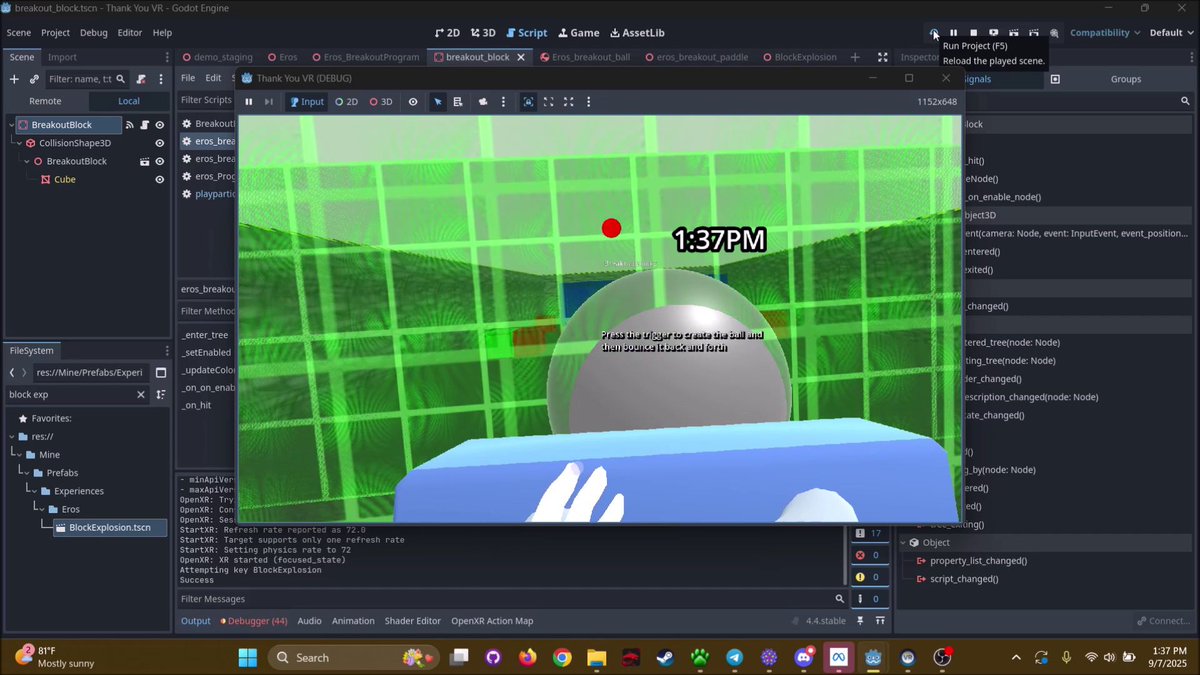 davididev's tweet image. Happy #screenshotsunday.  Doing some #godotengine #VR work this week.  Didn&apos;t have a lot of time to work on it, but here&apos;s what I have this week.
youtu.be/YfuREK2ey9s