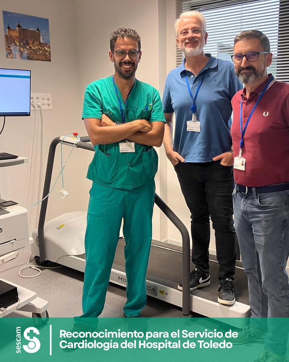 👨‍⚕️ El Servicio de Cardiología del <a href="/HospitalUnivTO/">Hospital Universitario de Toledo</a>, galardonado por la Sociedad Española de Cardiología con el Premio al mejor artículo publicado sobre readaptación funcional en pacientes con COVID persistente.

ℹ️ sescam.castillalamancha.es