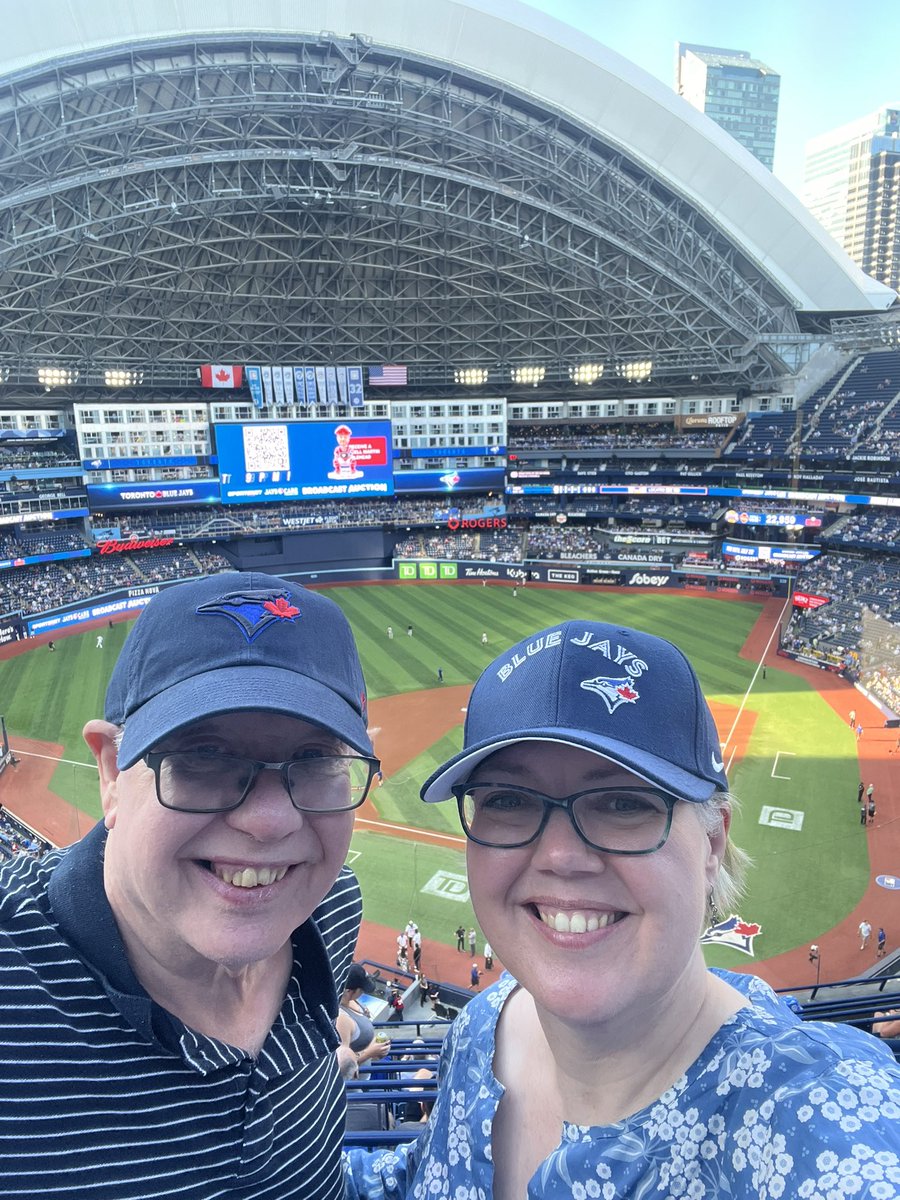JustKate1010's tweet photo. @felixwhite @MelanieLynneN @Xavier_Scruggs Watching from Warrington, England. Attended the Yankees and @BlueJays Series in July in Toronto for our first game. Been Blue Jays obsessed since. Fantastic being able to watch both teams again on the BBC! #BasesCoveredLive https://t.co/VhoPEXIYfd