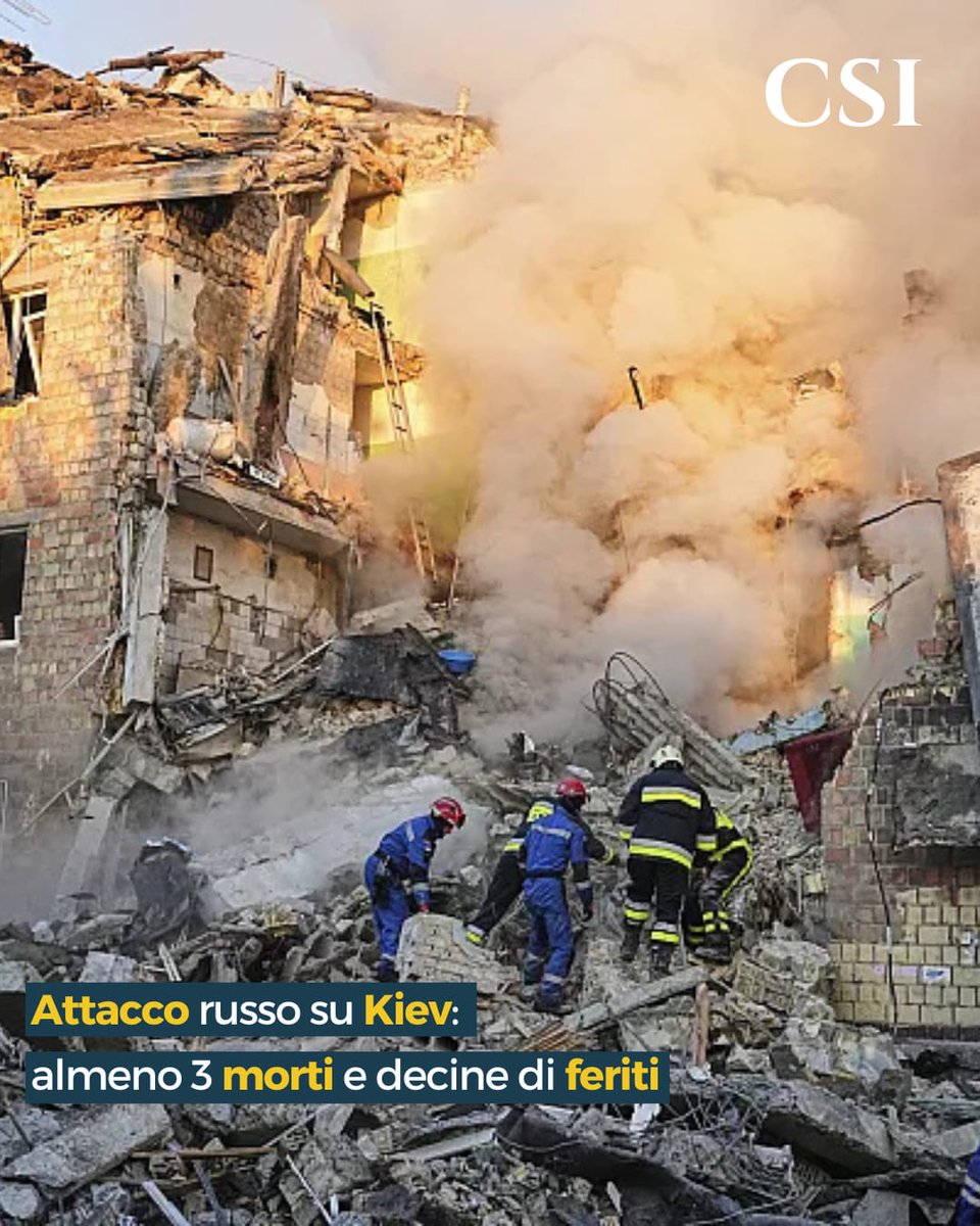 🇺🇦🇷🇺 Durante la notte tra sabato e domenica, Mosca ha attaccato la capitale dell'Ucraina, Kiev, provocando 3 morti e 18 feriti. Nel mirino la sede del governo e diversi obiettivi civili. 

A cura di Chiara Sgavetti

👇
instagram.com/p/DOT3LXfCLwp/…