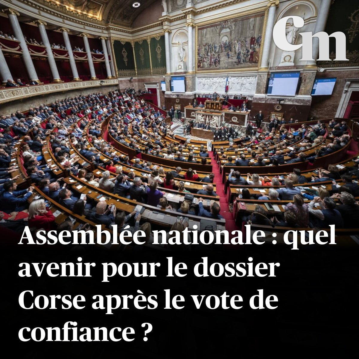 Assemblée nationale : quel avenir pour le dossier Corse après le vote de confiance ?
➡️ sur.corsematin.com/dwI