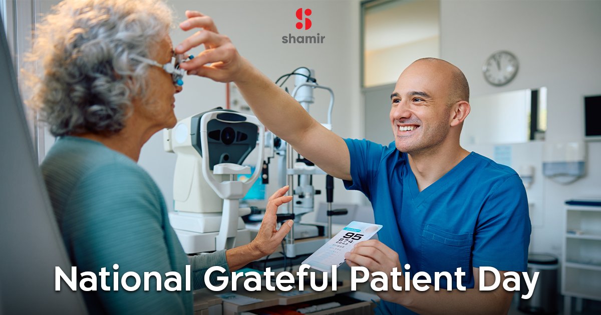 Happy National Grateful Patient Day! Today, we’re taking a moment to say “thank you” to all the patients who trust us to help bring their world into focus. At Shamir, we’re proud to prove the high-quality lenses that make life’s details.

#Grateful #Patient #Vision #Optical