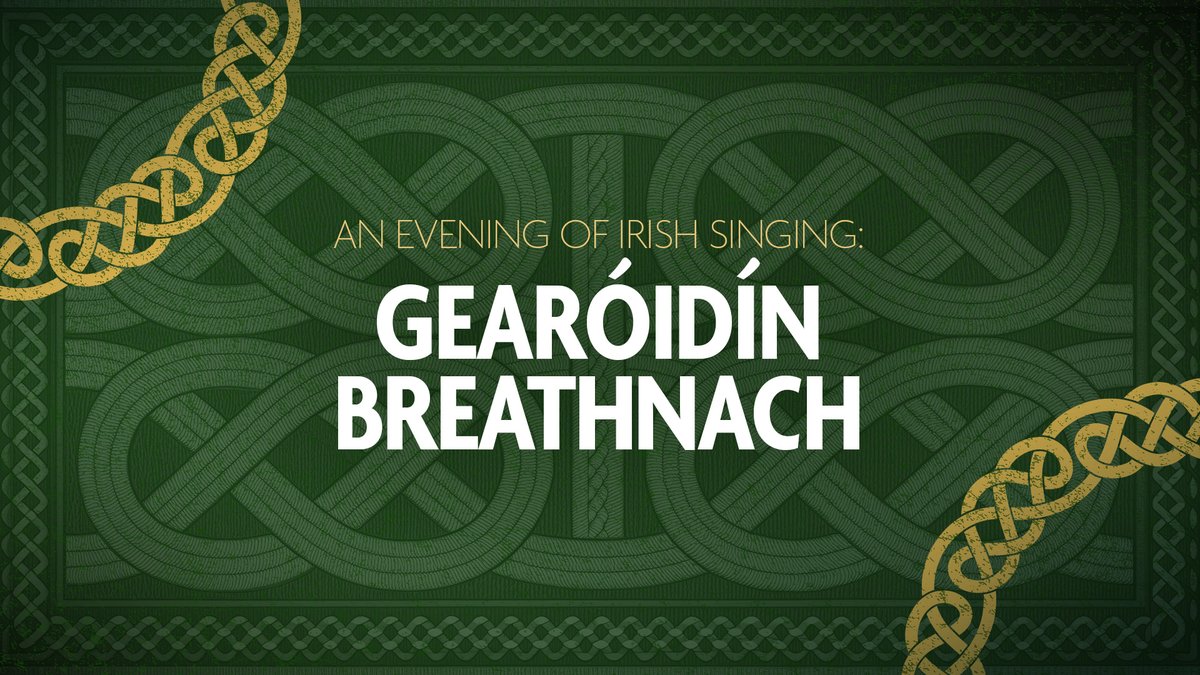 You don’t need to know Gaelic to feel the power of sean-nós. ✨

Join us Sept. 12 for “An Evening of Irish Singing” with Gearóidín Breathnach, whose voice carries history, poetry, and emotion across generations. 🇮🇪

Reserve free tickets on our site: ow.ly/QWFo50WOkOo