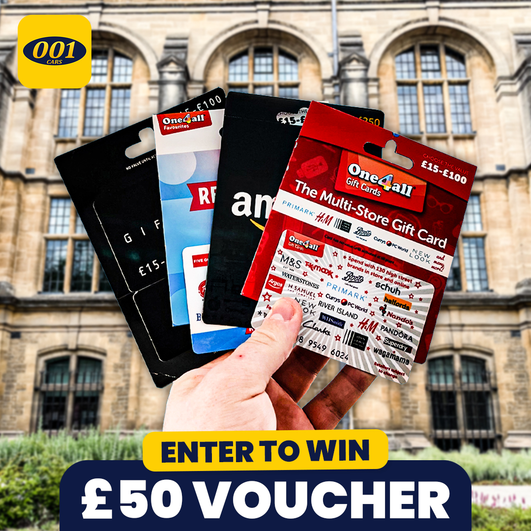 We’re giving away a £50 One4All or Amazon gift card – spend it as you wish!        
To enter:
✅ Like this post
✅ Follow <a href="/001Taxis/">001Taxis</a>
✅ Comment which voucher you want and tag a mate!
Make sure to enter for a chance to win!
#001Taxis #Giveaway #Win #Oxford #Competition
