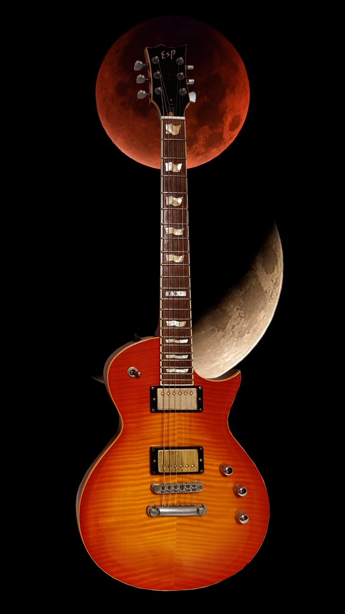 YanoGaoCN's tweet image. My Eclipse and the eclipse☝
#especlipse #espguitars #espec