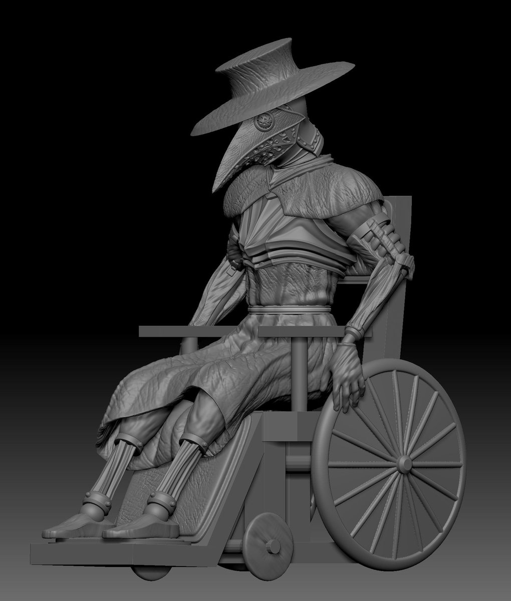 #ペスト医師
#オリジナルフィギュア
ペスト医師モチーフで作ってみた
結構良さげだから作りきろうかな…