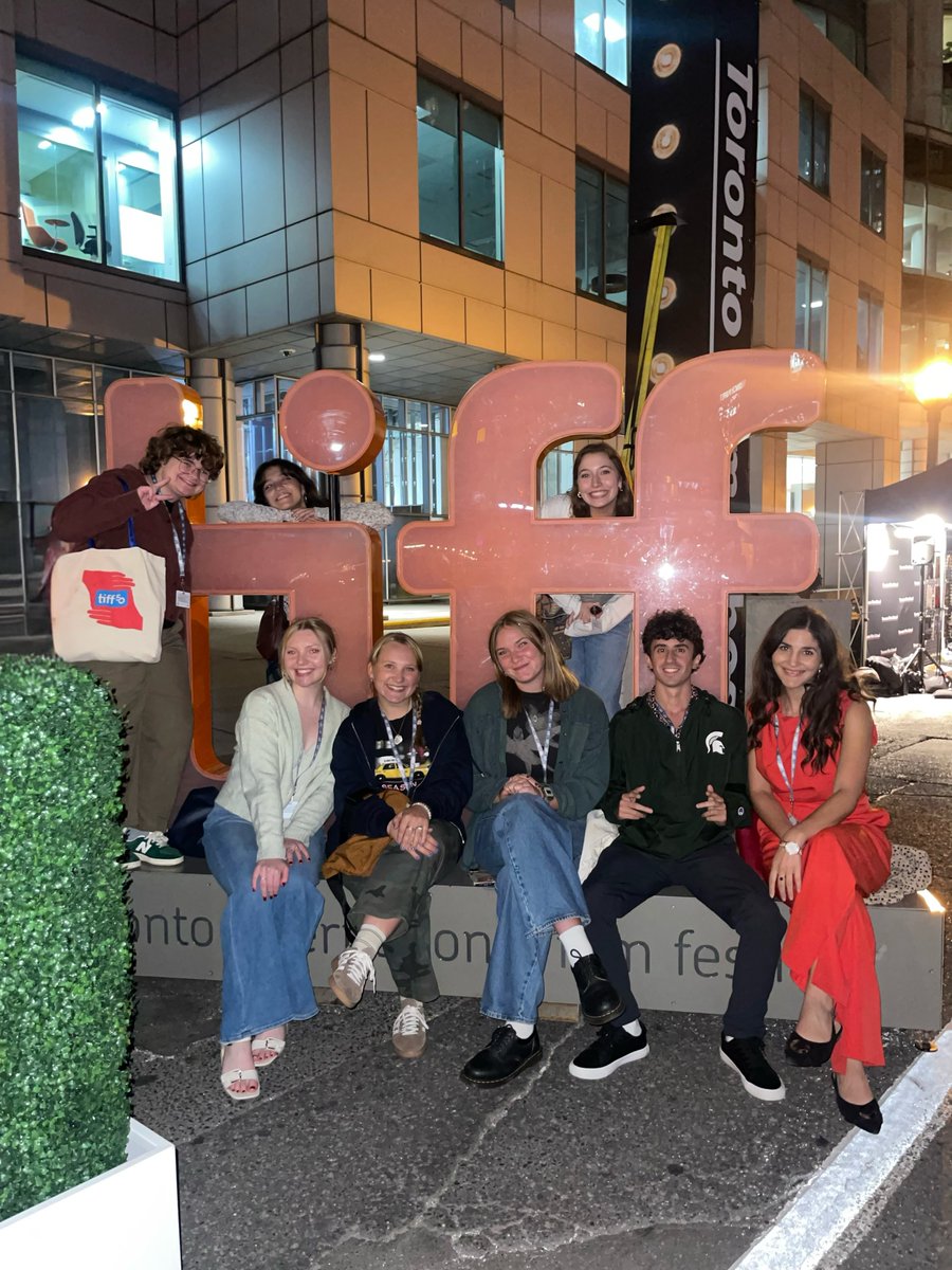 Greetings from <a href="/TIFF_NET/">TIFF</a>!

Some MSU Film Studies students &amp; Professor Margo Sawaya gather around the TIFF sign at Toronto International Film Festival 50!

#msu #filmstudies #tiffty #tiff