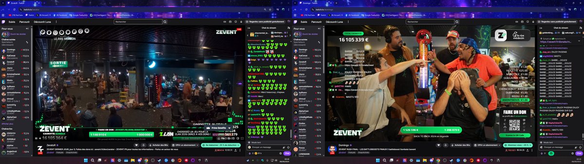 WaveOminous's tweet photo. @ZEVENTFR Tellement triste !!!! :p <3 Merciiiii a vous et tout ceux/celles présent en Présentiel ou en Online ! Week-end comme d'hab ! EXCEPTIONNEL qui CASSE L'INTERNET FR, voir que dis-je ! MONDIAL !!!!! <3 💚💚💚💚💚💚💚💚💚💚💚💚💚💚💚💚💚💚 https://t.co/OcUrkC4C2t