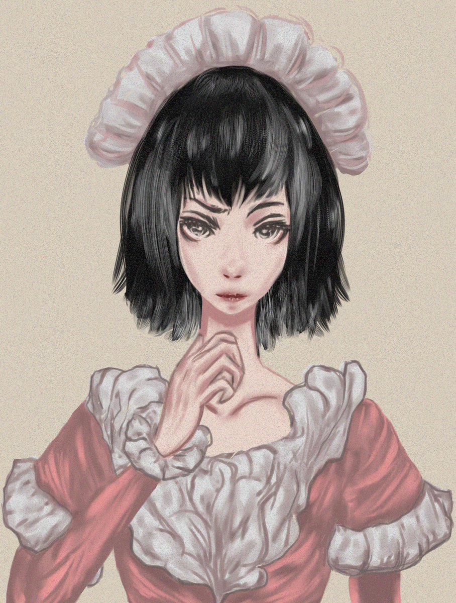 Practice done with the maid.