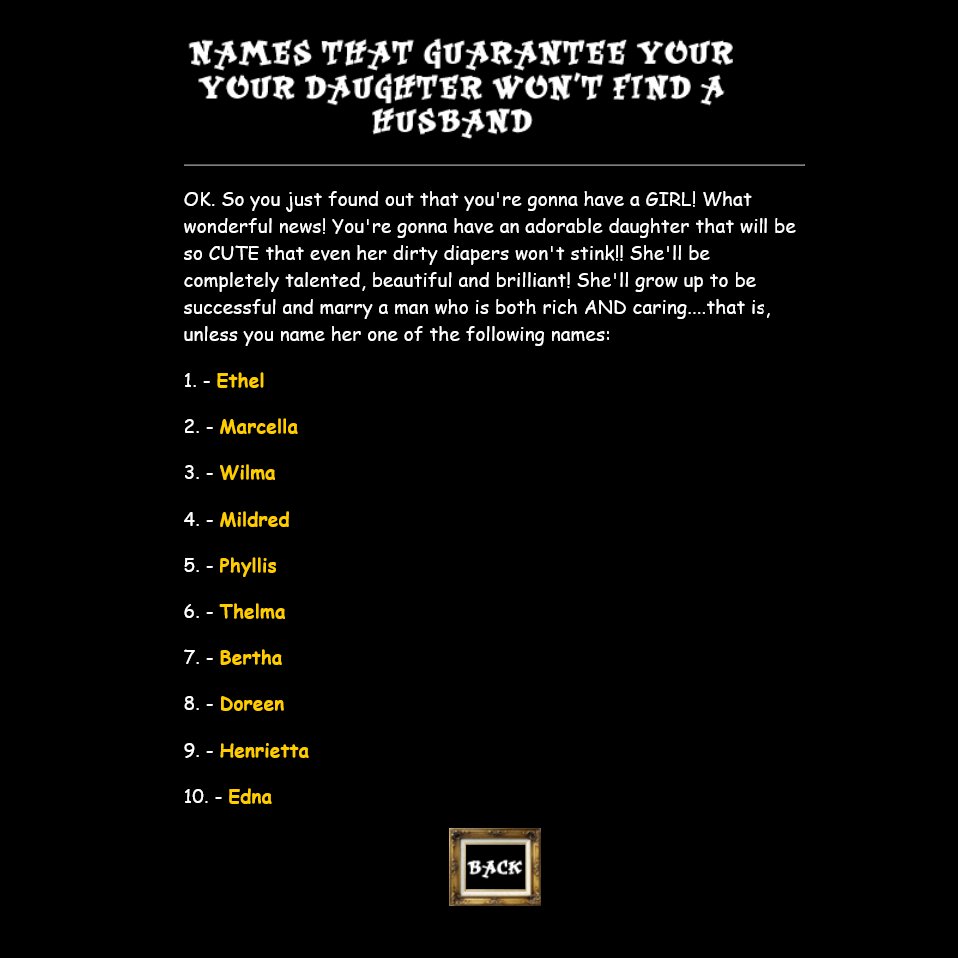 this list i found from 1998 is like the modern tgirl's guide to names. i love it.