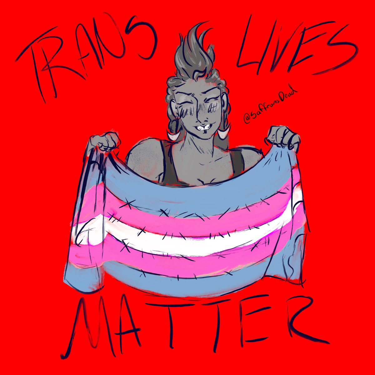 In light of a certain jq artist straight up admitting they’re transphobic 

#junkerqueen #overwatch #translivesmatter