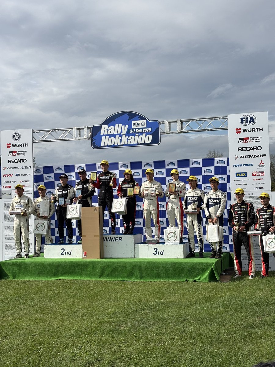 ラリー北海道2025

JN-2クラス3位🥉でフィニッシュしました！

苦戦しているシーズンですが、グラベル2連戦はどちらも表彰台で終えることができました

皆様応援ありがとうございました！
次戦も応援よろしくお願いします！

#ARTA 
#ラリー北海道 
#ラリー北海道2025