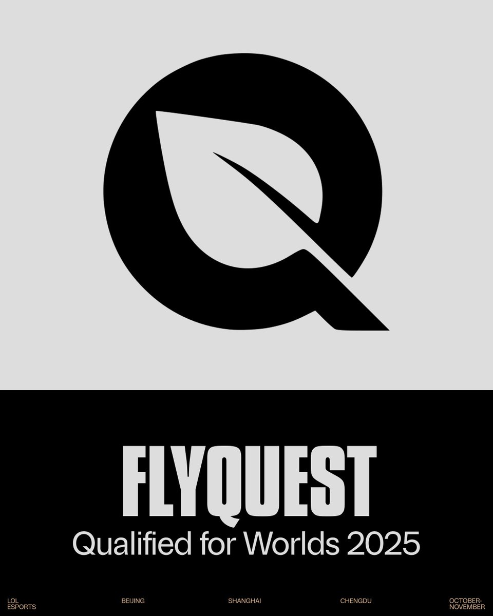 WELCOME TO WORLDS:

Congratulations to <a href="/FlyQuest/">FlyQuest</a> on winning the #LTANorth Conference Finals and securing their spot at #Worlds2025!