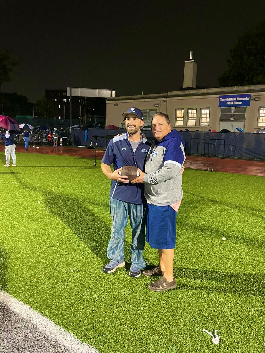 Tremendous honor for me to present <a href="/Paul_Litvak/">Coach Litvak</a> with the game ball for his 1st win as Head JV coach. Once a Railsplitter always a Railsplitter 🚊🚊🚊🚊