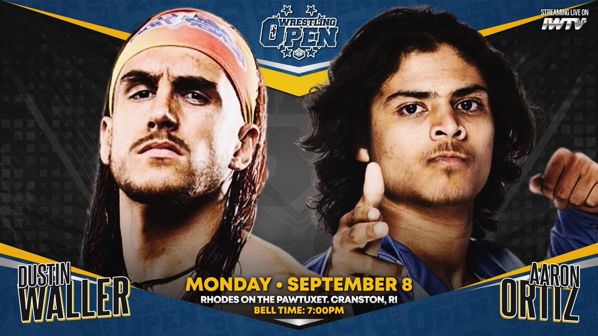 beyondwrestling's tweet image. TOMORROW NIGHT - MONDAY, 9/8/25: @TheBobbyOrlando defends the @WrestlingOpen Title against @bradbay1or at @WrestlingOpenRI!

Lineup &amp;amp; tickets: beyondwrestlingonline.com/rhodes

Plus:
- @bearbronsonBC vs. @nickbattee
- @JermaineMarbury vs. @isThatVsK
- @itzaaron58 vs. @ItsDustinWaller