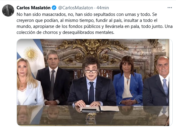 CARLOS MASLATON DIXIT: