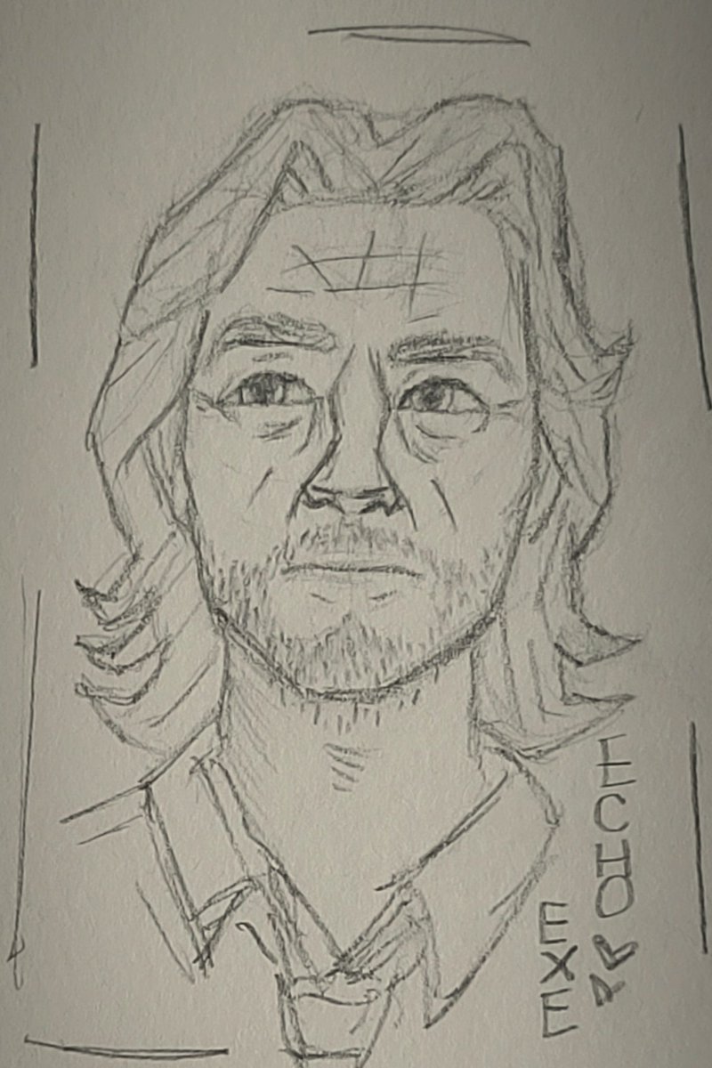 I doodled Bigby Wolf last night while on an edible. Not bad for a 20 minute thing while I could barely focus. 😭

Although I rarely do traditional art anymore, it was nice to sit and relax a bit while my brother was playing GTA. 🫣✨🐺

#TWAU #TheWolfAmongUs #BigbyWolf