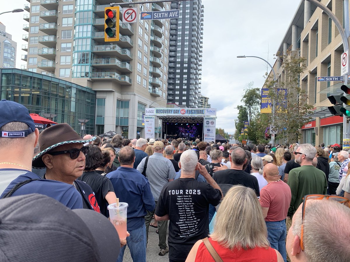 Lovin’ every minute of it in #newwest - Loverboy at Recovery Day!