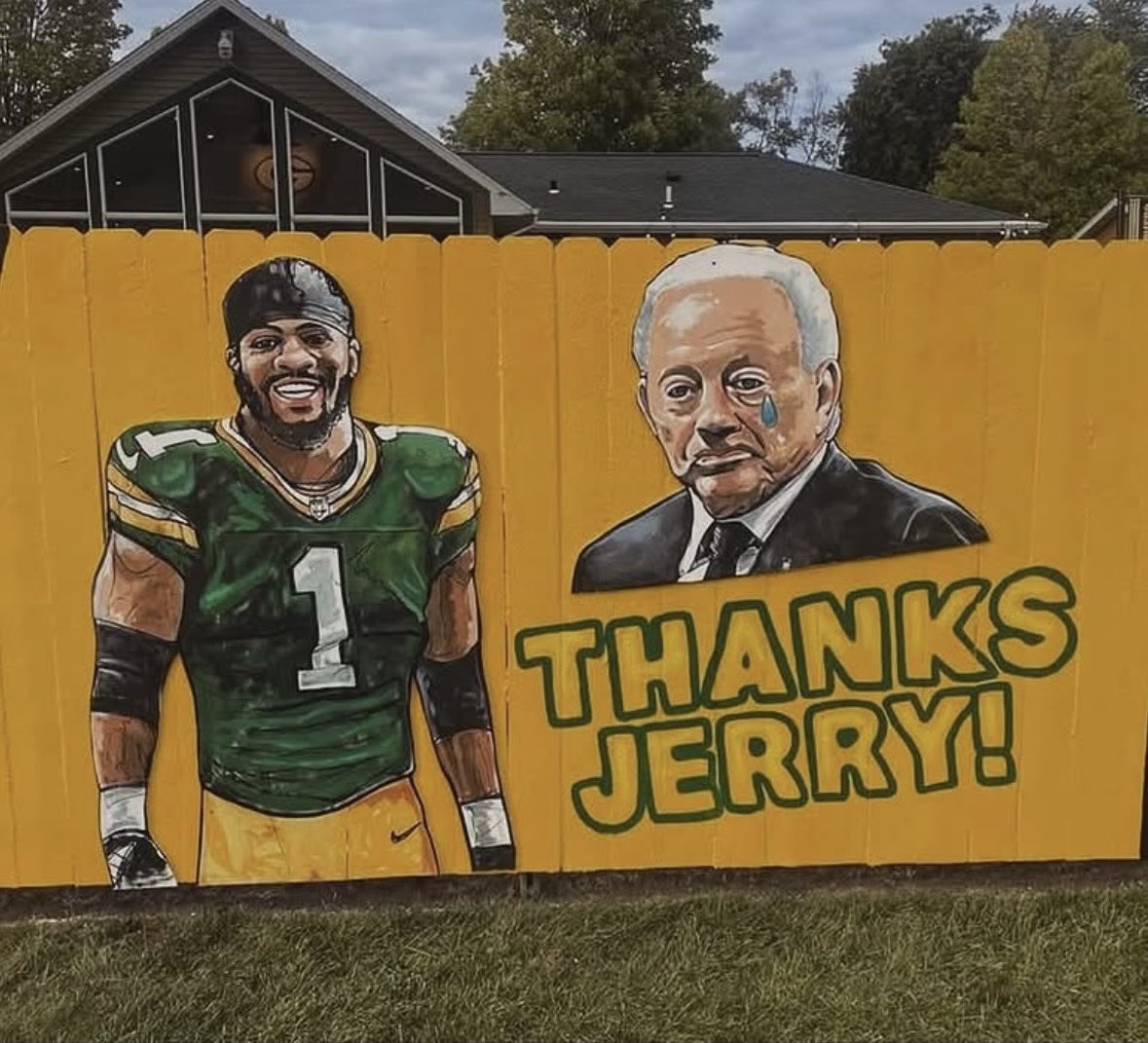 THANK YOU JERRY! #GoPackGo