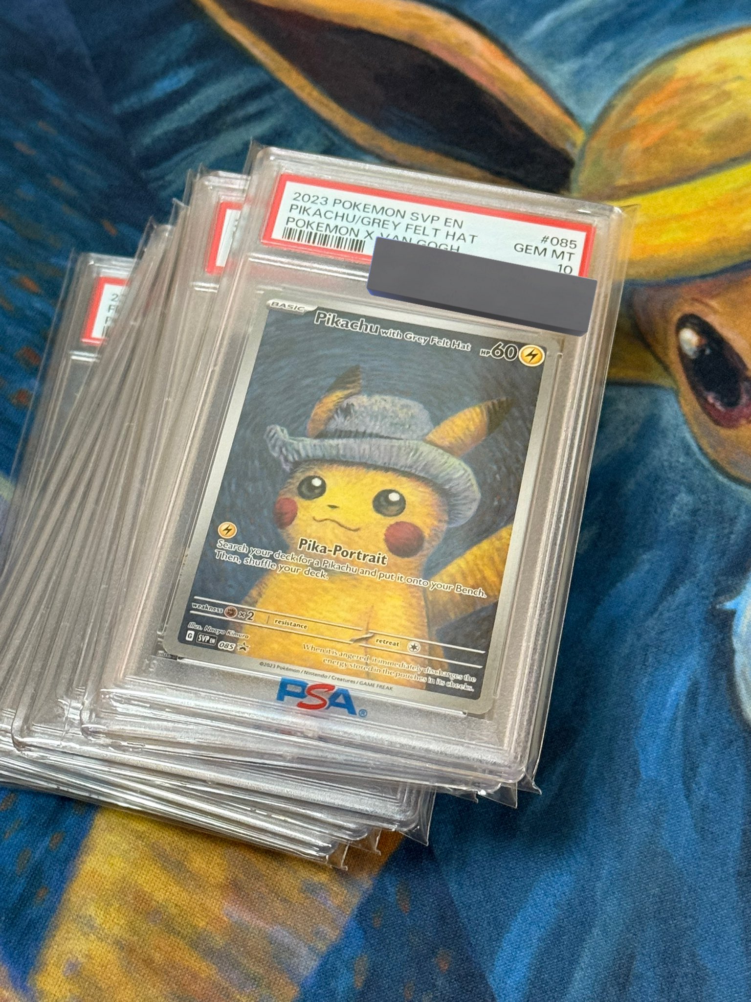 【お盆期間限定】ゴッホピカチュウPSA10+おまけ付き ゴッホピカチュウ PSA10 - メルカリ