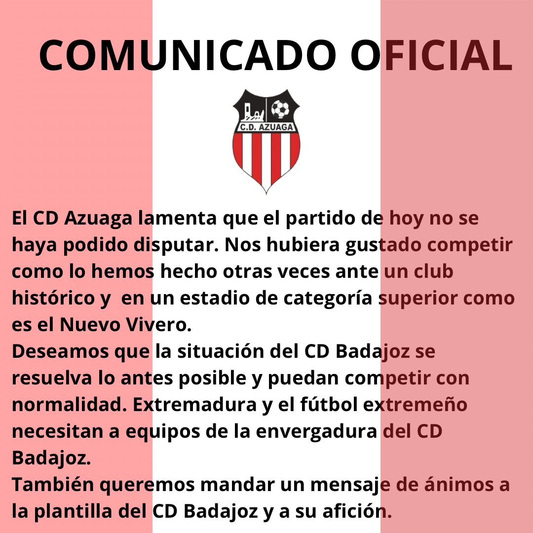 CD Azuaga (@cdazuaga) on Twitter photo 