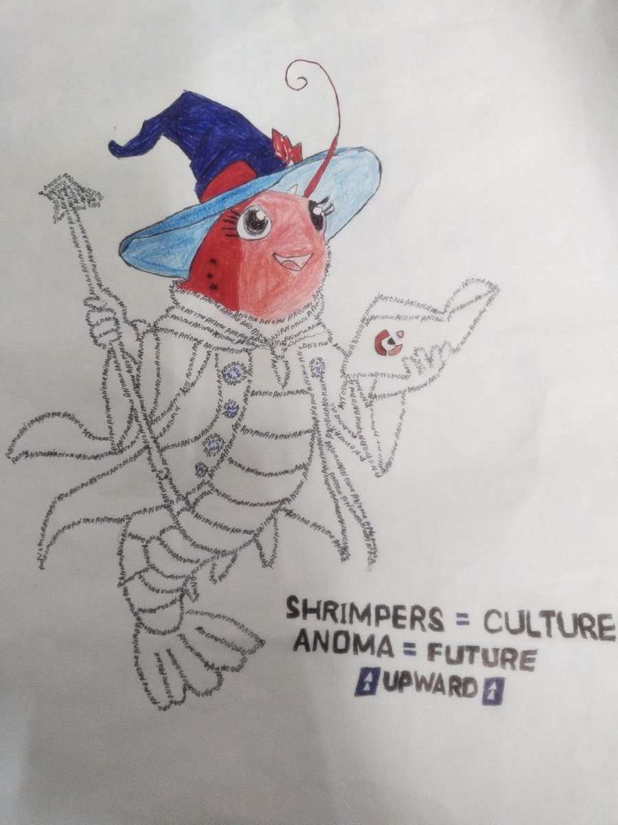 Gnoma, dear islanders of <a href="/anoma/">Anoma</a> 

I tried something new to make a fan art for <a href="/Shrimpers_nft/">Shrimp 🦐</a> 

Mages, can you guess how many times I wrote the word “Anoma” again and again to make this art??

It may not be perfect, but it carries all my effort.

Hope you like it ser <a href="/thekerukeion/">Kerukeion</a>
