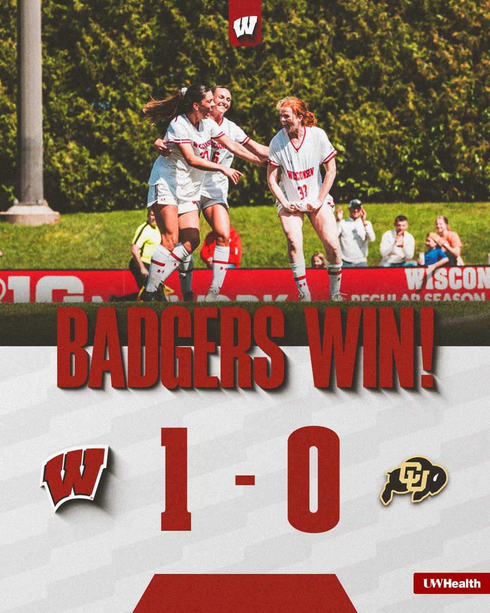 Senior Day W!

#OnWisconsin | <a href="/UWHealth/">UW Health</a>