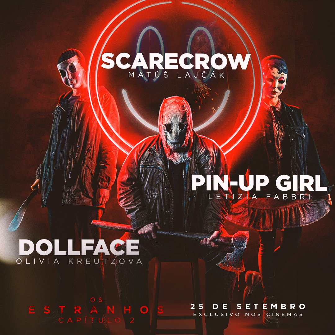 Maya enfrenta os mascarados em uma perseguição que vai testar cada limite da sua coragem.

Você encara Os Estranhos: Capítulo 2? 25 de setembro nos cinemas.

#OsEstranhos #Capítulo2 #OsEstranhosOFilme #ParisFilmes

Pergunte sobre o filme nas redes sociais do seu cinema favorito!