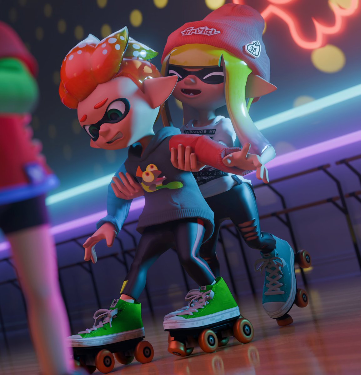 Just wanted to make a quick, little render of Bennie and Suna, spending time together! (With my really great friend, <a href="/HopefulDream98/">Hope</a> OCs as well x3)