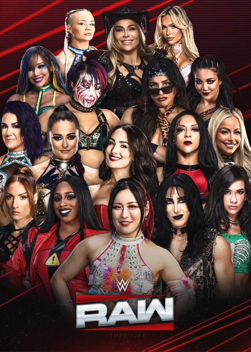 the current RAW Women’s Division. 🔥
#WWERaw
